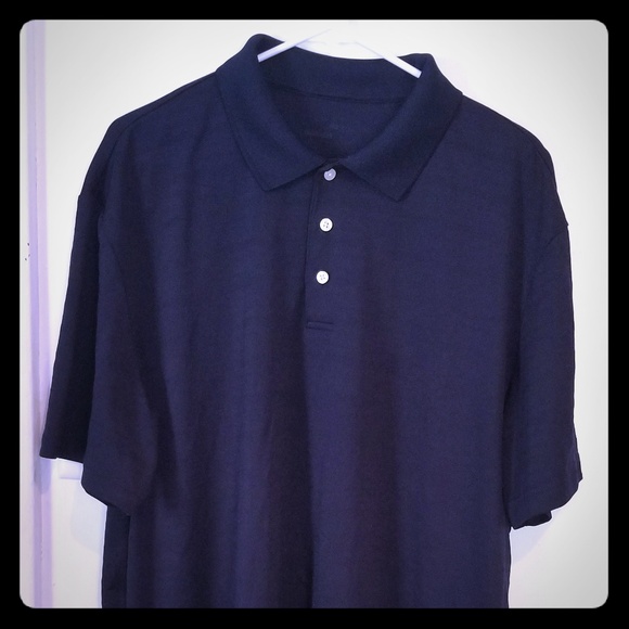 Other - Mens Size XXL Navy Short Sleeve 3 Button Shirt